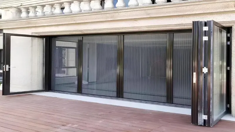 Aluminum Pleated Mesh for Balconies Projects by AR Invisible Grills in Bangalore