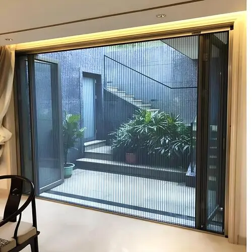 Pleated Mosquito Mesh Doors by AR Invisible Grills in Bangalore (4)